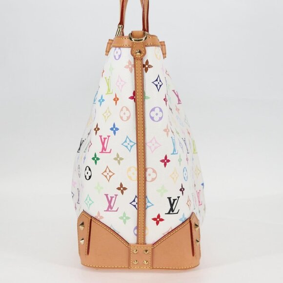 LOUIS VUITTON Multicolor Shirley GM Hand Bag 2way White M93214 LV Auth 115639AM - Picture 5 of 16